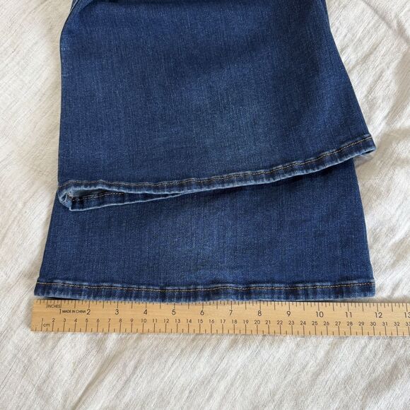 KUT From The Kloth Women Size 10 Blue Ana Fab Ab Super Flare High Rise Jeans - Picture 14 of 16